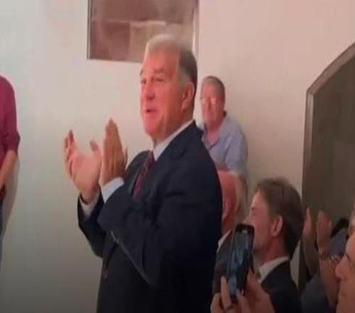 每體：拉波爾塔出席球迷聚會，表態(tài)球隊將為歐冠冠軍而戰(zhàn)